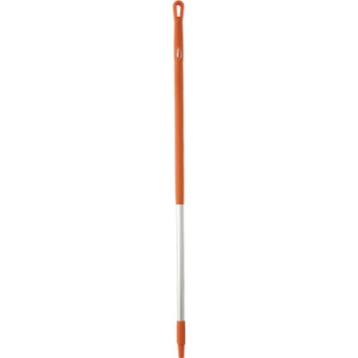 Vikan Orange Aluminium Broom Handle 1.31 m Ergonomic 31mm Diameter 29357