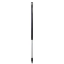 Vikan Black Aluminium Broom Handle 1.31m Ergonomic 31mm Diameter for Use with Vikan Brooms 29359