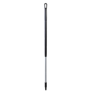Vikan Black Aluminium Broom Handle 1.31m Ergonomic 31mm Diameter for Use with Vikan Brooms 29359