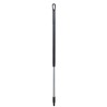 Vikan Black Aluminium Broom Handle 1.31m Ergonomic 31mm Diameter for Use with Vikan Brooms 29359