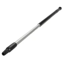 Vikan Black Aluminium Broom Handle 1.31m Ergonomic 31mm Diameter for Use with Vikan Brooms 29359