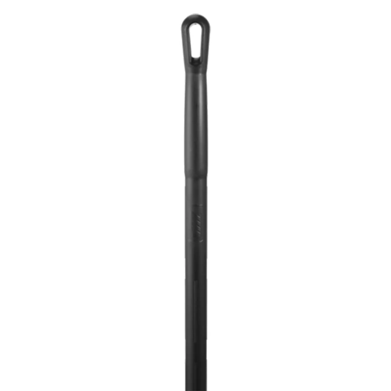 Vikan Black Aluminium Broom Handle 1.31m Ergonomic 31mm Diameter for Use with Vikan Brooms 29359