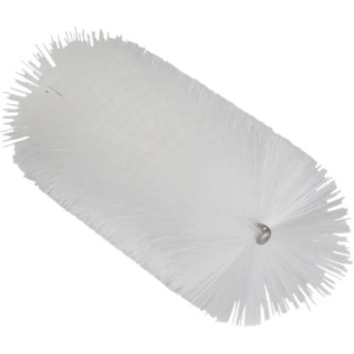 Vikan White Bottle Brush, 28 mm Bristle Length, 200 mm Overall Length, 60 mm Brush Diameter, Polyester Bristle 53565