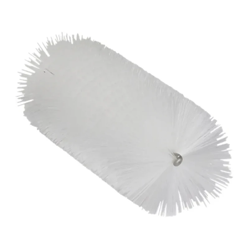 Vikan White Bottle Brush, 28 mm Bristle Length, 200 mm Overall Length, 60 mm Brush Diameter, Polyester Bristle 53565