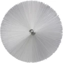 Vikan White Bottle Brush, 28 mm Bristle Length, 200 mm Overall Length, 60 mm Brush Diameter, Polyester Bristle 53565