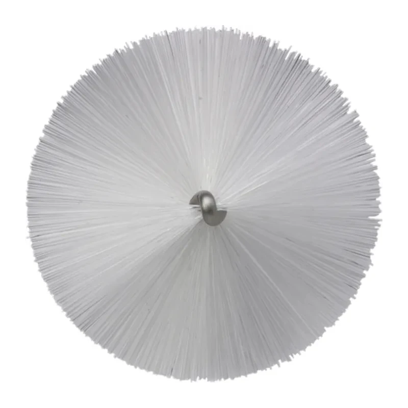 Vikan White Bottle Brush, 28 mm Bristle Length, 200 mm Overall Length, 60 mm Brush Diameter, Polyester Bristle 53565