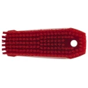 Vikan Red Scrubbing Brush with 20 mm Polyester Bristle Length, 50 mm Width, 165 mm Length, Model 35874