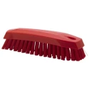 Vikan Red Scrubbing Brush with 20 mm Polyester Bristle Length, 50 mm Width, 165 mm Length, Model 35874