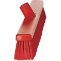 Vikan Broom for Dry Areas and Wet Areas Medium Hardness Bristles Red 610mm Width 70mm Depth 31944