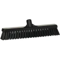 Vikan Push Broom with Black Polypropylene Bristles for Dry and Wet Areas 31749
