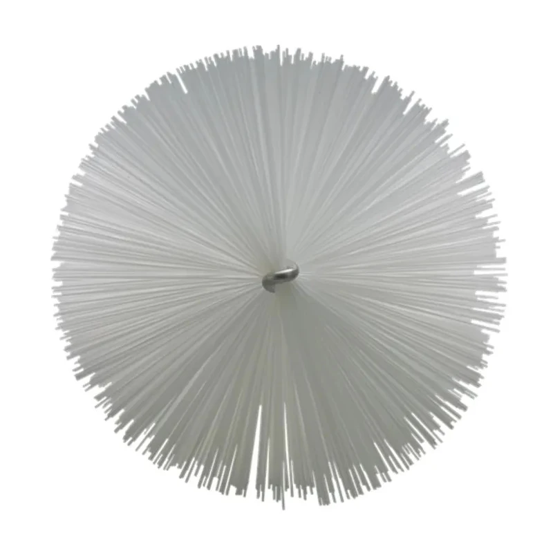 Vikan White Bottle Brush Polyester Bristles, 100mm Bristle Length, 90mm Diameter, 200mm Overall Length 53915