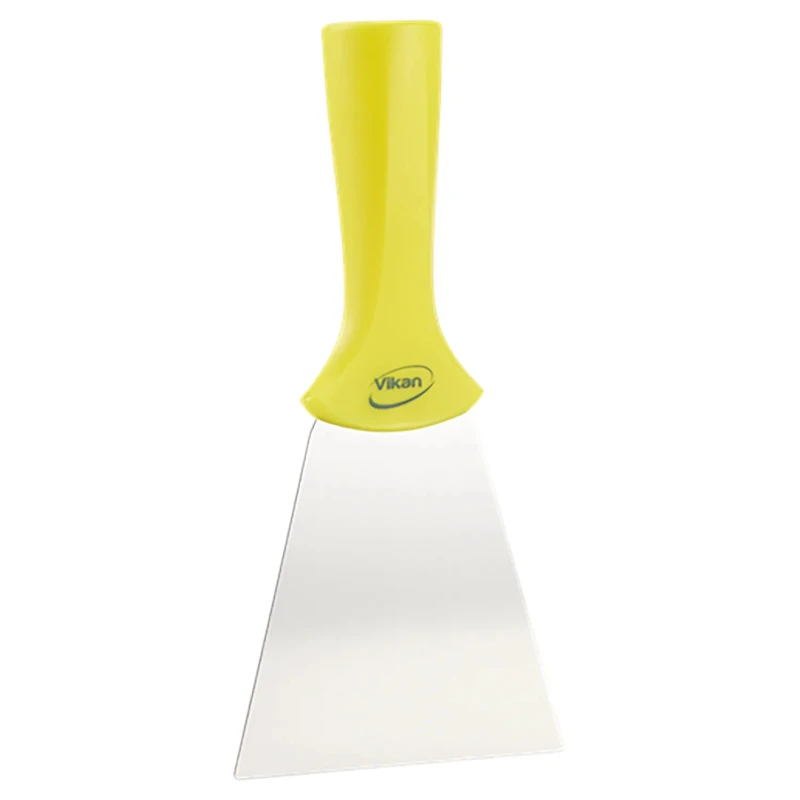 Vikan Stainless Steel Plastic Hand Scraper, Food Processing Safe, 205mm Length 100mm Width 40116
