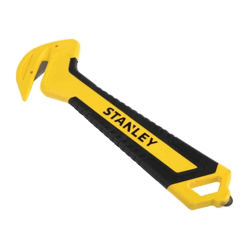 Stanley Safety Knife with Bi-Material Handle, Straight Blade, Strap Cutting Type STHT10356-0