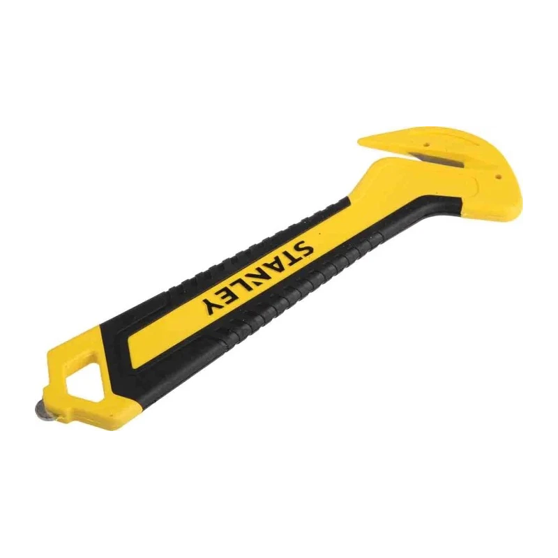 Stanley Safety Knife with Bi-Material Handle, Straight Blade, Strap Cutting Type STHT10356-0