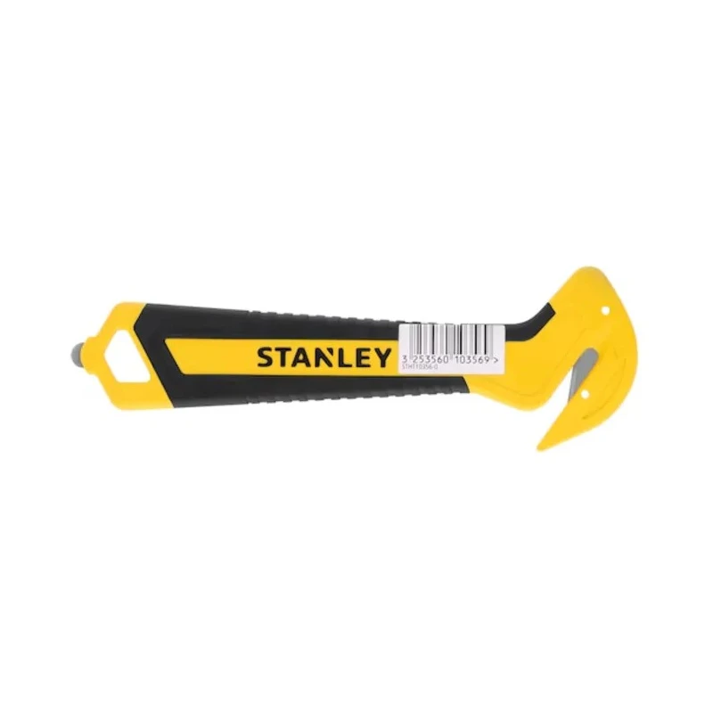 Stanley Safety Knife with Bi-Material Handle, Straight Blade, Strap Cutting Type STHT10356-0