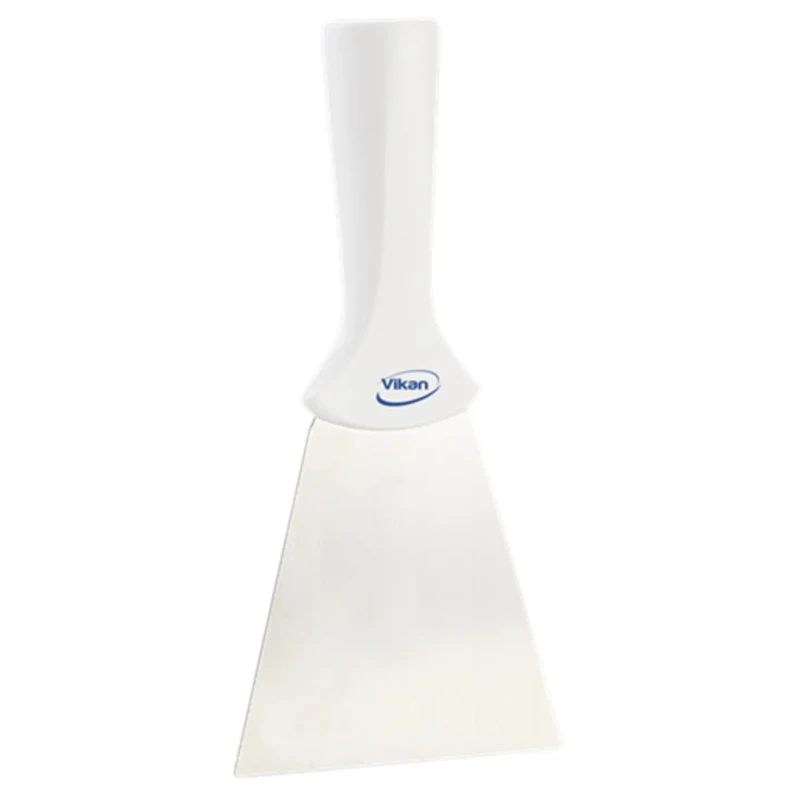 Vikan Stainless Steel Plastic Hand Scraper, 205mm Length, Food Processing Safe 40115