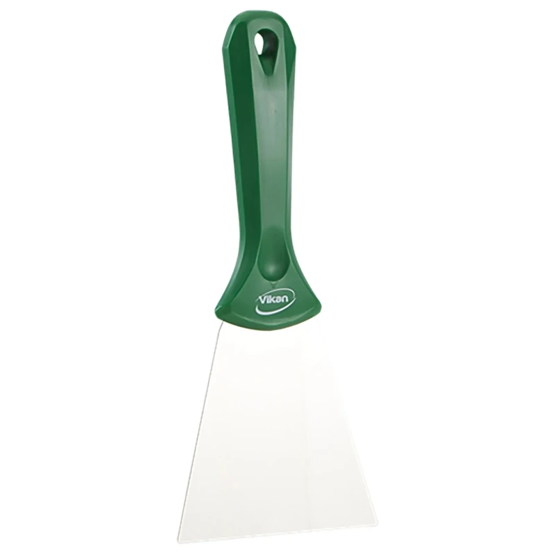 Vikan Stainless Steel Plastic Hand Scraper, 235mm Length, Plastic Handle, 1 Piece 40092