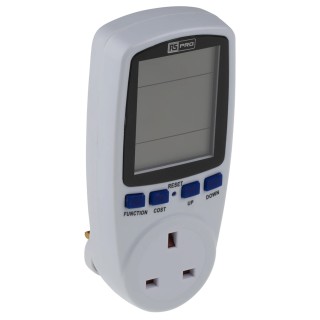 RS PRO Digital Digital Energy Meter with 4-Digit 85mm Display, Digital LCD, Model 178-5370