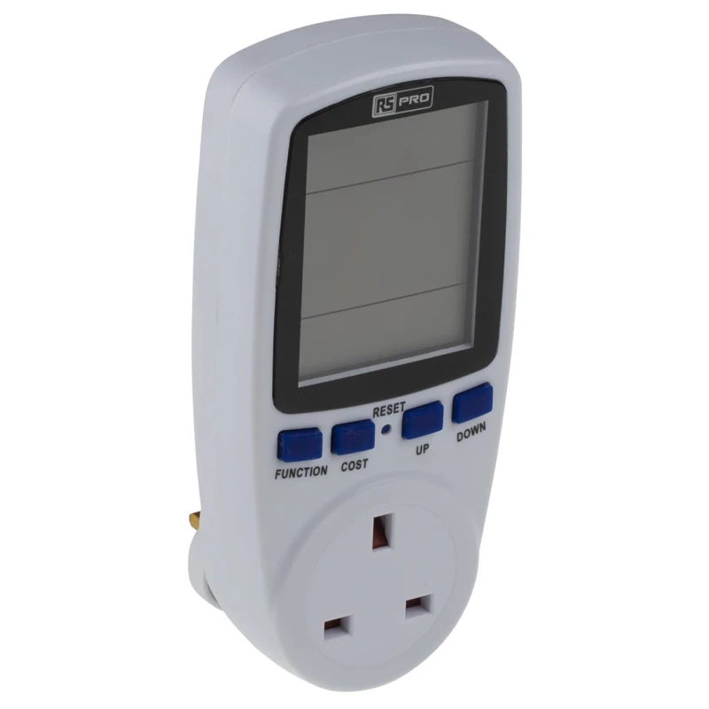 RS PRO Digital Digital Energy Meter with 4-Digit 85mm Display, Digital LCD, Model 178-5370