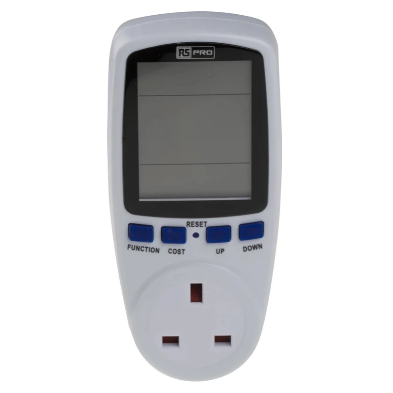 RS PRO Digital Digital Energy Meter with 4-Digit 85mm Display, Digital LCD, Model 178-5370