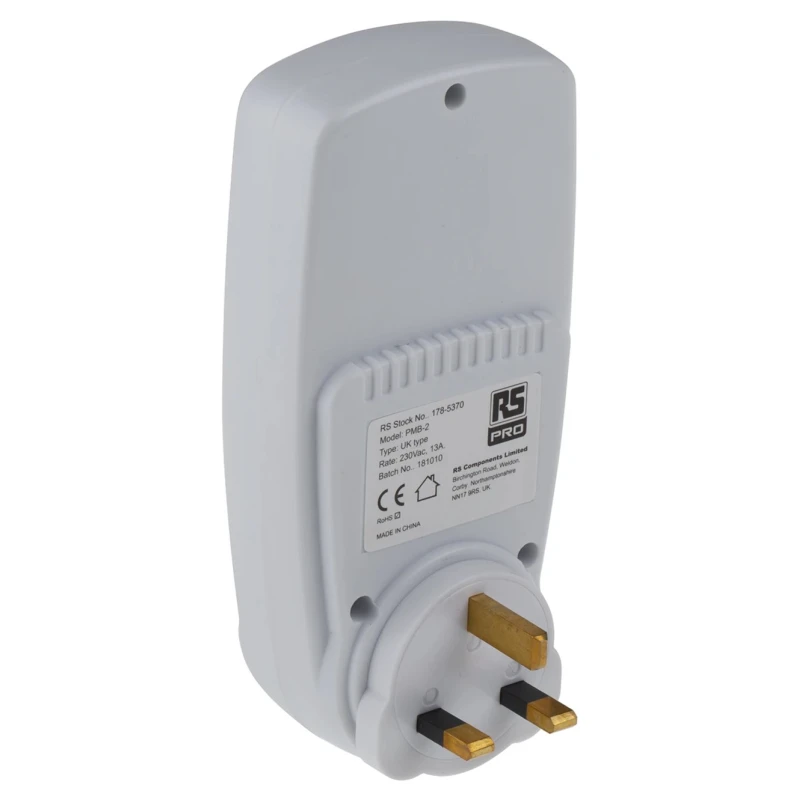 RS PRO Digital Digital Energy Meter with 4-Digit 85mm Display, Digital LCD, Model 178-5370