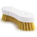 RS PRO White Scrubbing Brush Yellow Polyethylene Terephthalate Bristle Material Hand Brush 205mm Width 178-7671