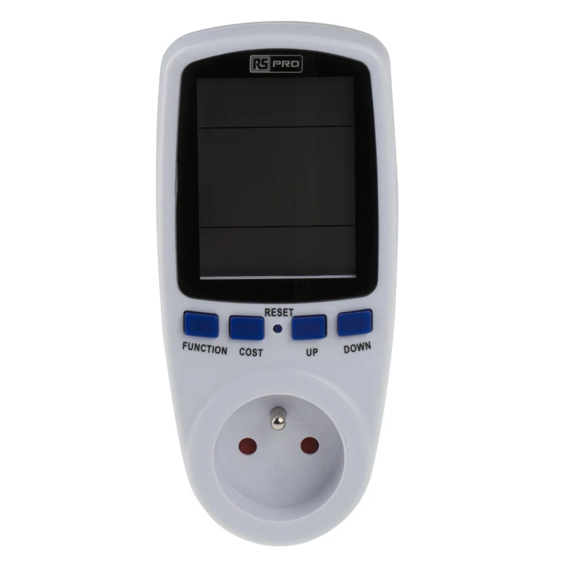 RS PRO Digital LCD Energy Meter with 1 Input 230V 50Hz Max 16A, Model 178-5376