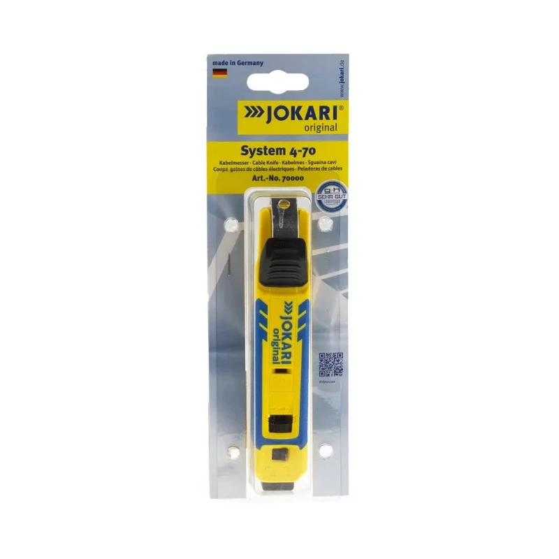 Jokari Multi-Core Wire Stripper 8 to 28 mm Stripping Range Titanium Nitride Coated 28mm Length 70000
