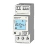 Socomec 1 Phase Electrical LCD Backlight Energy Meter Model with 1% Accuracy Italy 90mm Cutout Height 36mm Cutout 48503043