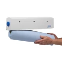 SCOTT Wipe Dispenser Wall Manual White Small Roll 560mm Width 148mm Height 150mm Depth 7056
