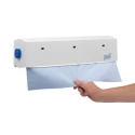SCOTT Wipe Dispenser Wall Manual White Small Roll 560mm Width 148mm Height 150mm Depth 7056