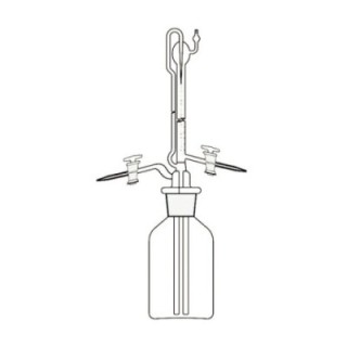 Burettes Auto Zero PTFE Key Stopcock for Karl Fisher Reservoir Lab image-1