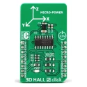 MikroElektronika 3D Hall 5 Click Magnetic Field Sensor Evaluation Board MIKROE-3197