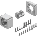 Festo Mounting Equipment for Electric Drives IP40 Transferable Torque 17Nm Weight 890g EAMM-A-D60-87A
