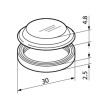 NKK Switches Dust Cover for Use With LB Series Push Button Switch AT4002
