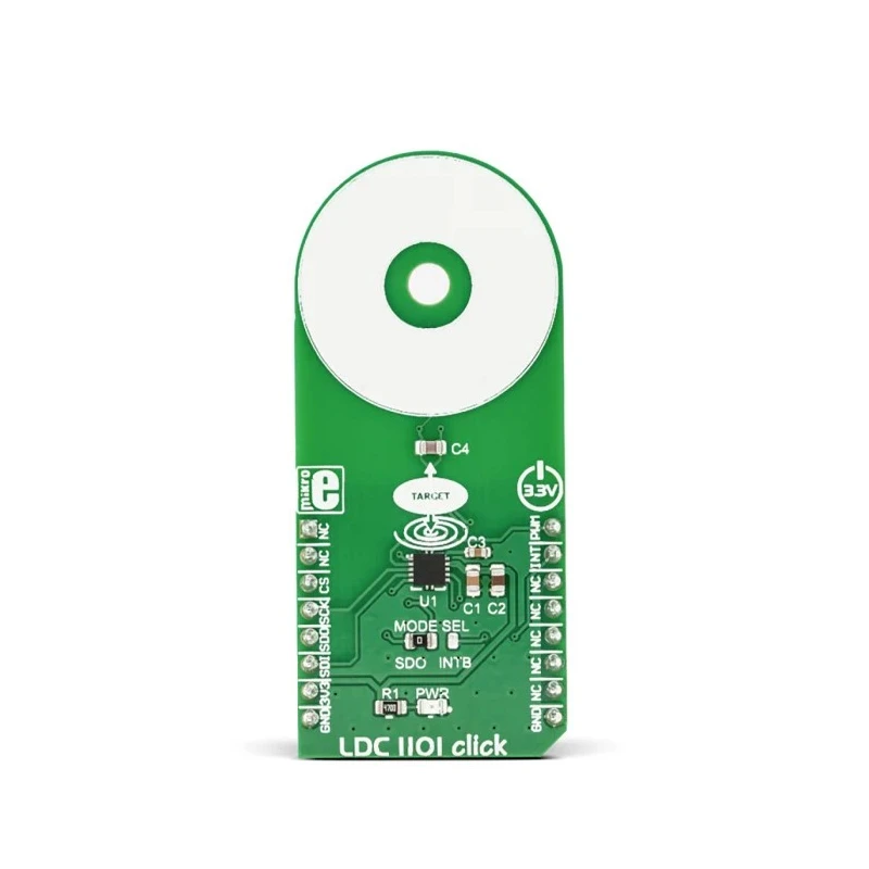 MikroElektronika Sensor Development Tool Click Board 1.8 V to 3.3 V Operating Voltage with 500 kHz to 10 MHz LDC1101