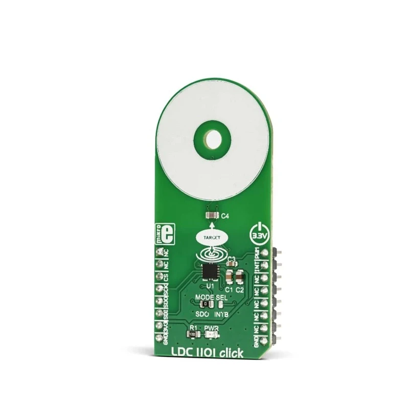 MikroElektronika Sensor Development Tool Click Board 1.8 V to 3.3 V Operating Voltage with 500 kHz to 10 MHz LDC1101