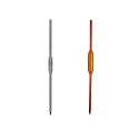 Amber Colour Pipettes Transfer Volumetric for lab image-1