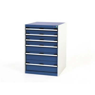 Bott Drawer Unit 6 Drawer Steel Cabinet 900 mm Height x 650 mm Width x 650 mm Depth 40019049.11v