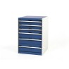 Bott Drawer Unit 6 Drawer Steel Cabinet 900 mm Height x 650 mm Width x 650 mm Depth 40019049.11v