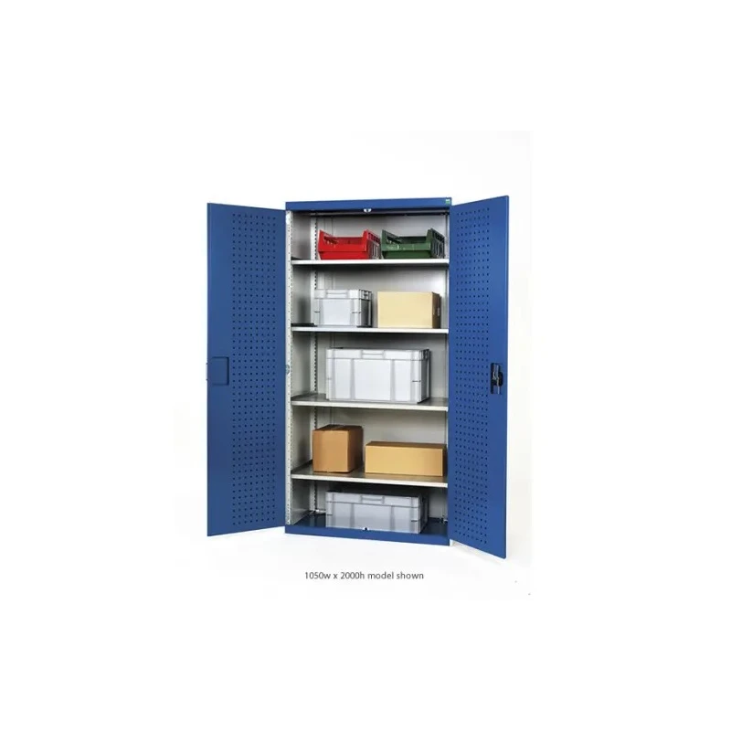 Bott 2 Door Steel Floor Standing Storage Cabinet 2m Height 1.05m Width 650mm Depth 40021101.11v