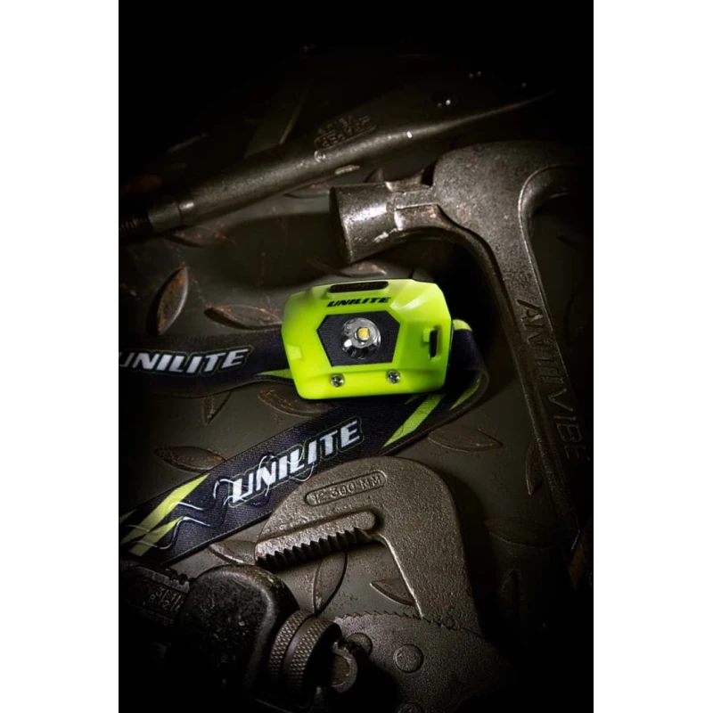 Unilite High Performance LED Head Torch with 275 lm Luminous Flux, 95 m Beam Distance, Rechargeable Lithium-Polymer HL-4R
