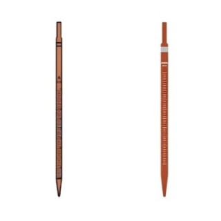 Amber Colour Pipettes Graduated Serological for lab image-1