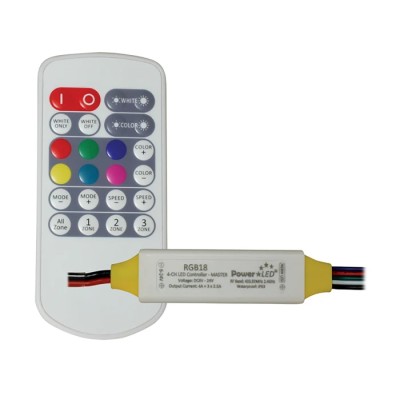 PowerLED 4 A Output LED Driver Lighting Controller 6 V to 24 V RGB18-RF