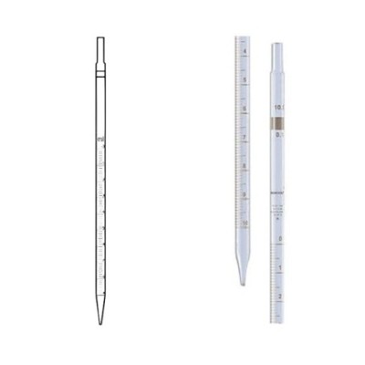 Pipettes Measuring Graduated Mohr Type Colour Coded for lab image-1