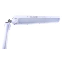 RS PRO LED Desk Lamp with Adjustable Arm and Clamp, 14 W, 220-240V AC, White, Model 183-5233
