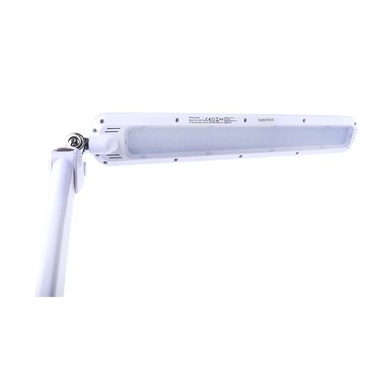 RS PRO LED Desk Lamp with Adjustable Arm and Clamp, 14 W, 220-240V AC, White, Model 183-5233