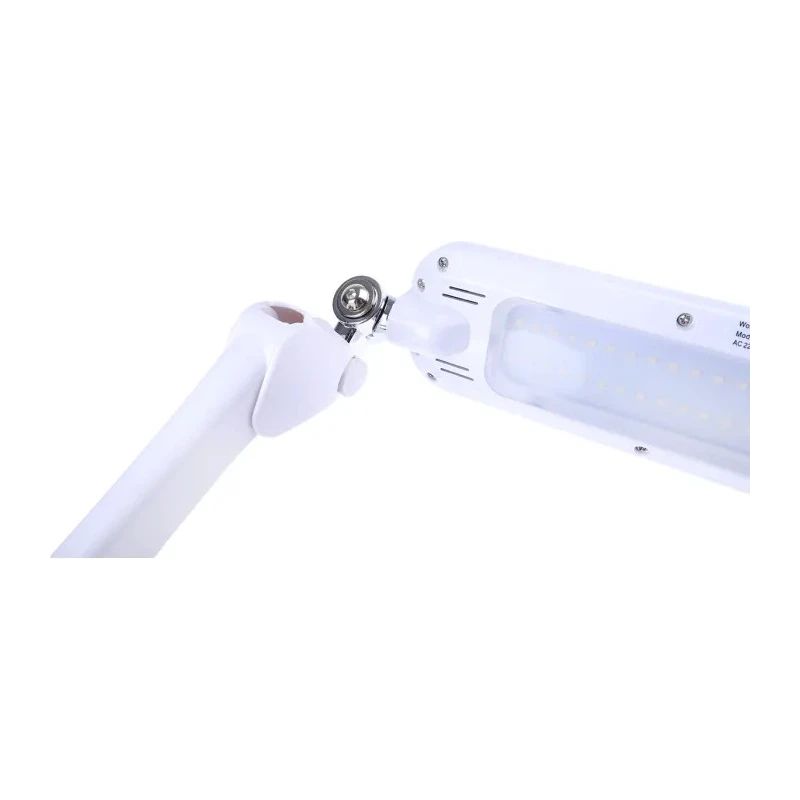 RS PRO LED Desk Lamp with Adjustable Arm and Clamp, 14 W, 220-240V AC, White, Model 183-5233