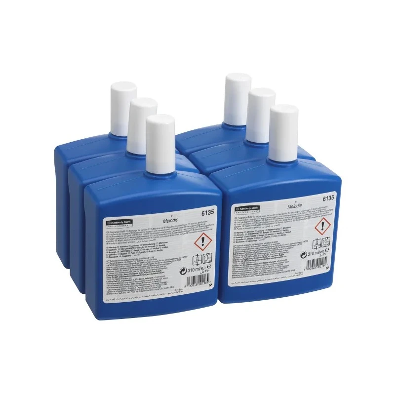 Kimberly Clark Perfume Refill Transparent 310ml Capacity per Cassette Belgium 6135
