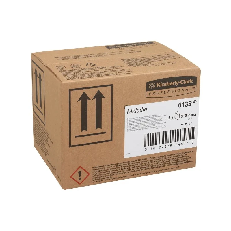 Kimberly Clark Perfume Refill Transparent 310ml Capacity per Cassette Belgium 6135